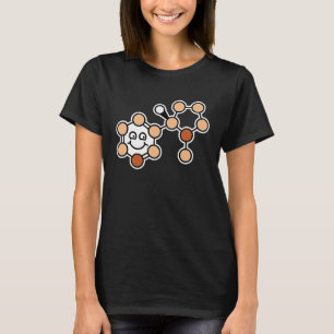 Laughing Nicotine Molecule Smoking T-Shirt