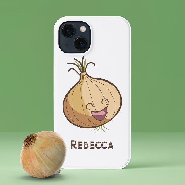 Laughing Onion Monogrammed iPhone Case (Creator Uploaded)