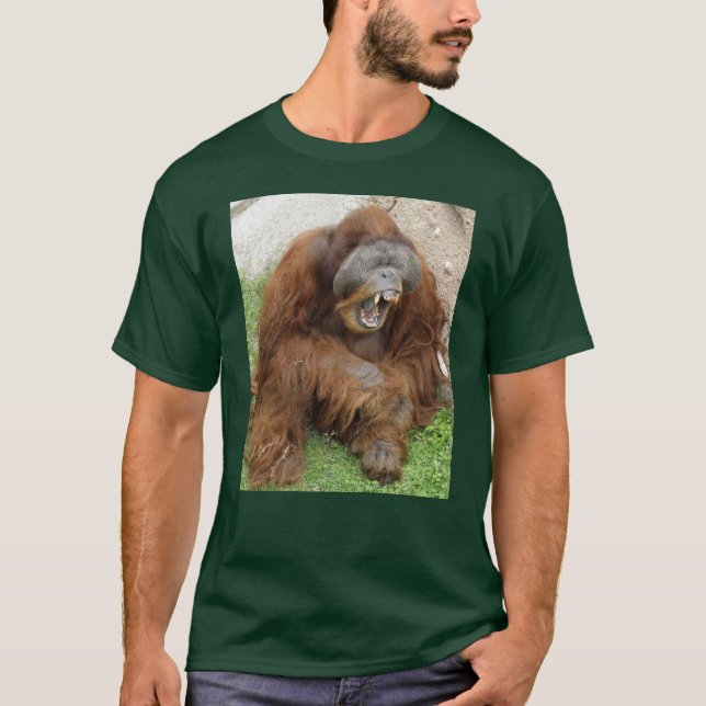Laughing Orangutan T-Shirt (Front)