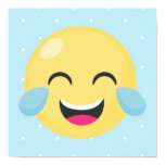 Laughing Out Loud Emoji Dots Poster Laughing Out Loud Emoji Dots Poster