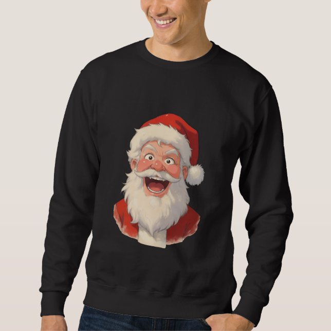 Laughing santa sweatshirt (Front)