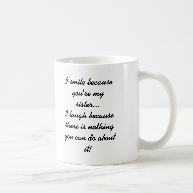 Laughing Sister Coffee Mug (Right)