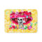 Laughing Skeleton Woman in Red Bonnet