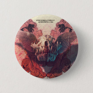Laughing Skull Button