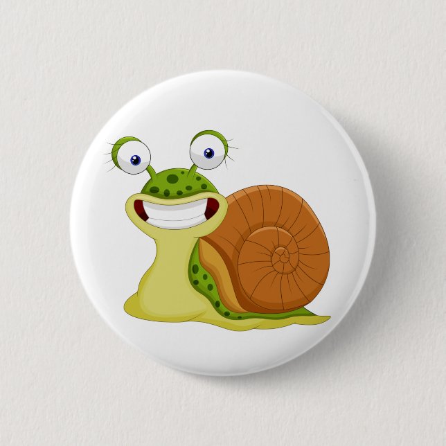 Laughing Snail Button (Front)