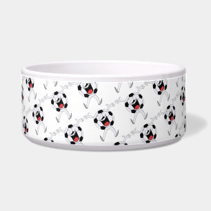 Laughing Soccer Ball Mascot Bowl