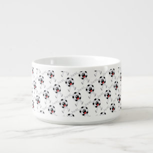 Laughing Soccer Ball Mascot Bowl