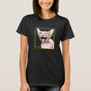 Laughing Sphynx Cat T-Shirt