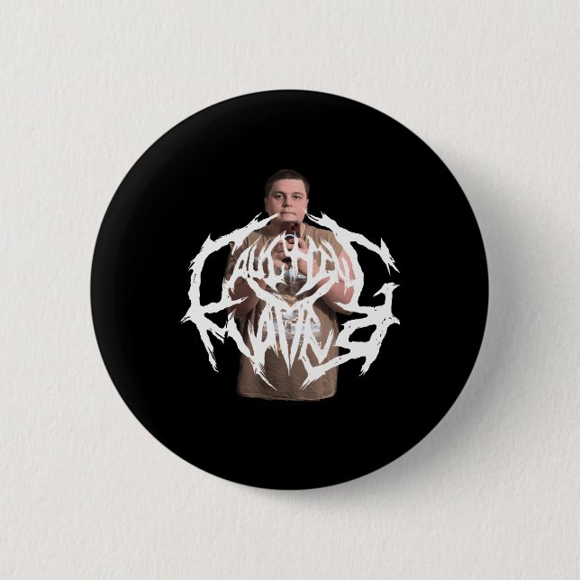 Laughing Sticker  Button (Front)