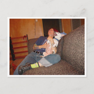 Laughing With Best Friend Postcard