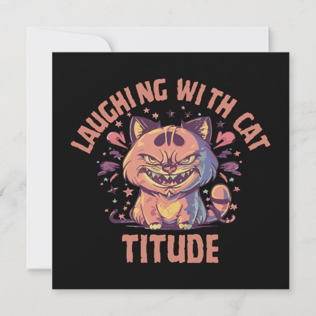 Laughing with Cat-titude (Front)