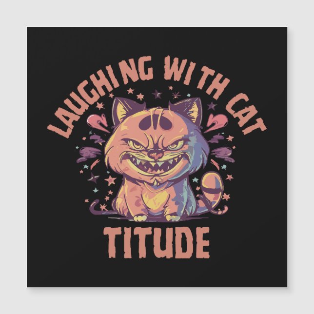 Laughing with Cat-titude (Front)
