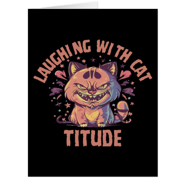 Laughing with Cat-titude Cards (Front)