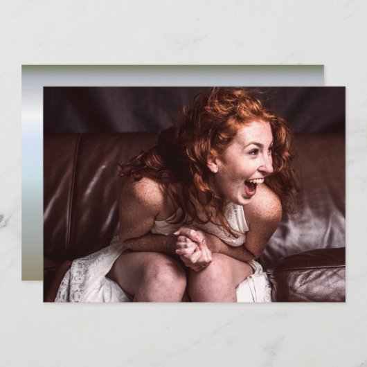 Laughing Young Actress (Front/Back)