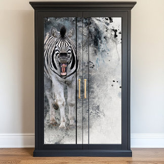 Laughing Zebra Wildlife Decoupage Tissue Paper