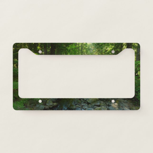 Laughingwater Creek at Mount Rainier National Park License Plate Frame (Front)