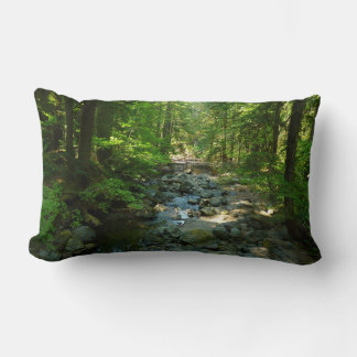 Laughingwater Creek at Mount Rainier National Park Lumbar Pillow