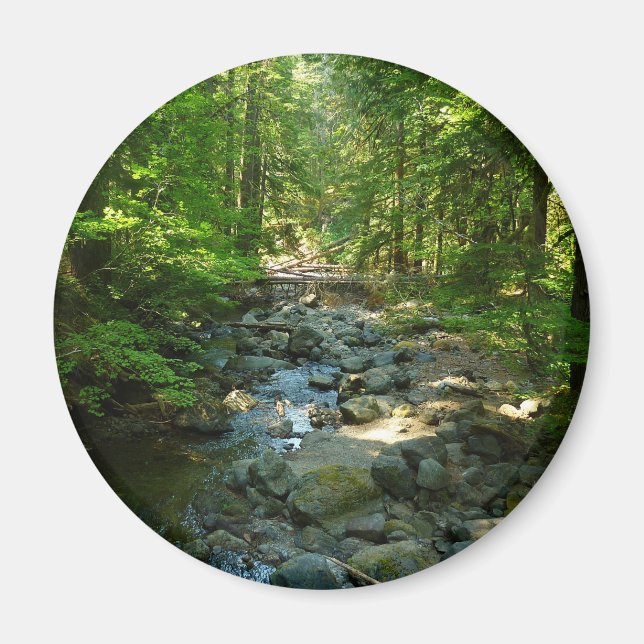 Laughingwater Creek at Mount Rainier National Park Magnet (Front)