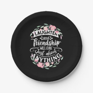 Laughter And Friendship Paper Plates