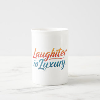 Laughter in Luxury Bone China Mug