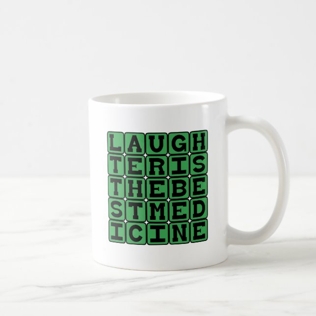 Laughter Is The Best Medicine Coffee Mug (Right)