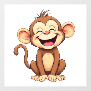 Laughter Monkey Wall Decals