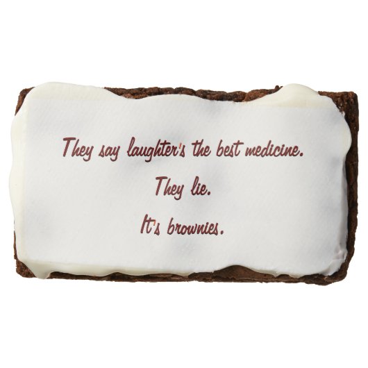 Laughter or Fresh Baked Brownies The Best Medicine (Front)