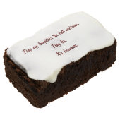 Laughter or Fresh Baked Brownies The Best Medicine (Angled)