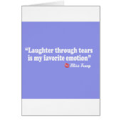 Laughter through tears (Front)