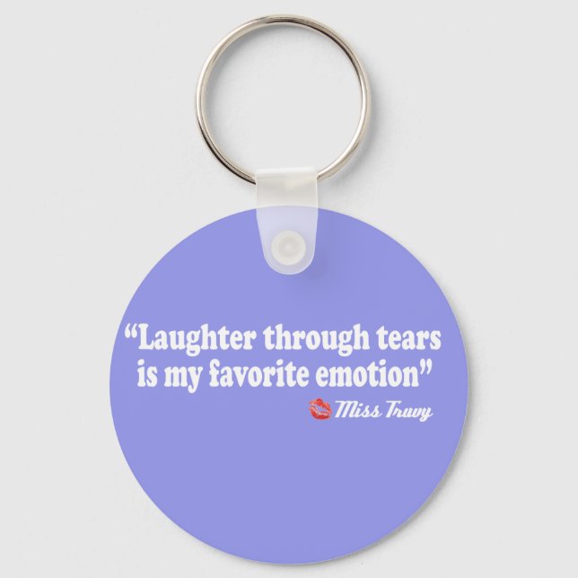 Laughter through tears keychain (Front)