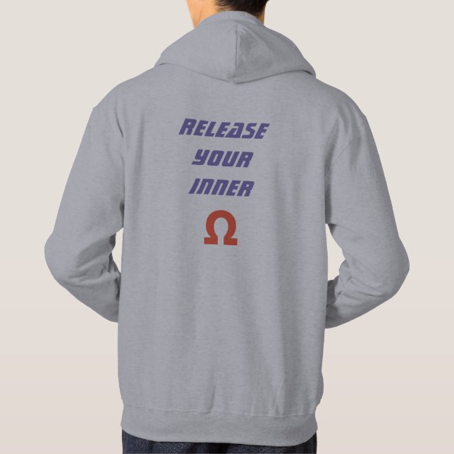LAUNCH Ω HOODIE (Back)