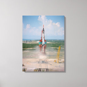 Launch of Freedom 7 Photograph Canvas Print