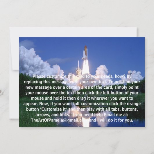 Launch of Space Shuttle (Front)