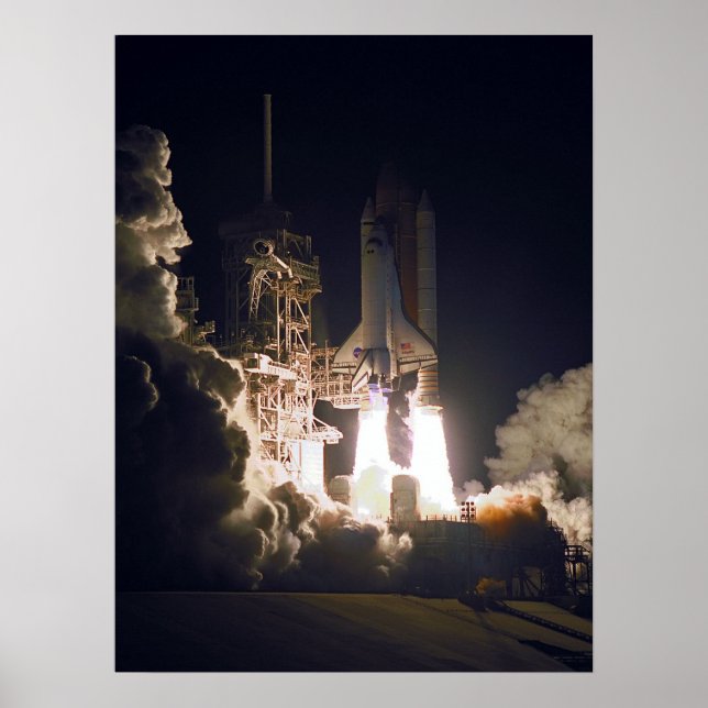 Launch of Space Shuttle Atlantis (STS-101) Poster (Front)