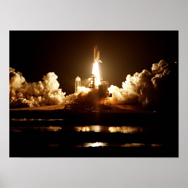 Launch of Space Shuttle Atlantis (STS-101) Poster (Front)