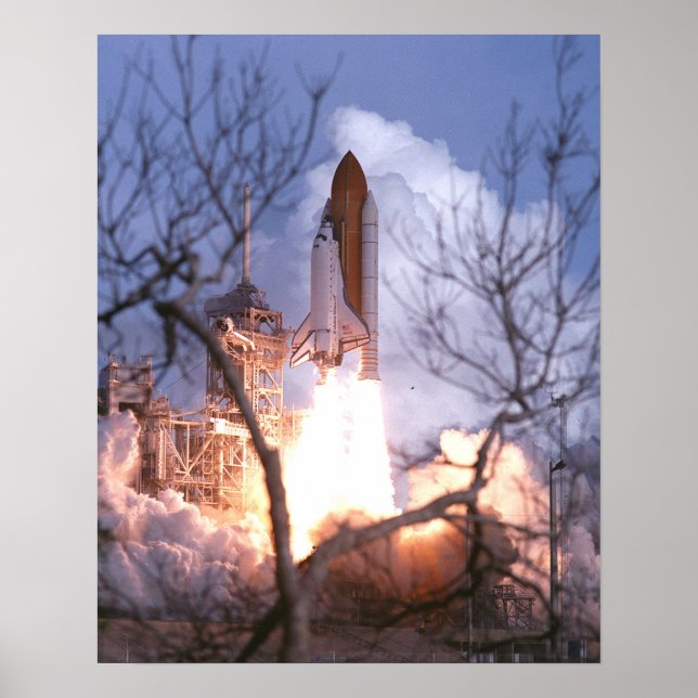 Launch of Space Shuttle Atlantis (STS-106) Poster (Front)