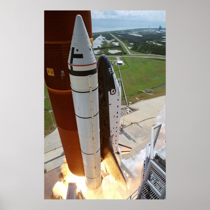 Launch of Space Shuttle Discovery (STS 26) Print