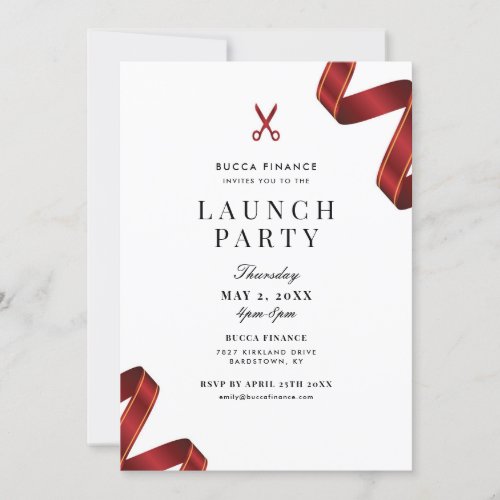 Launch Party Invitation