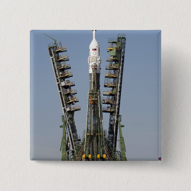 Launch scaffolding is raised into place button (Front)