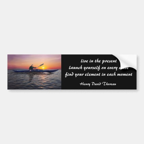 launch yourself bumper sticker