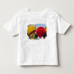 Launching hot air balloons toddler t-shirt