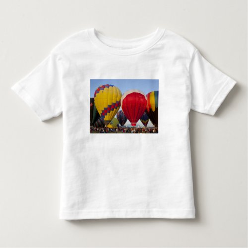 Launching hot air balloons toddler t_shirt