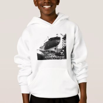 Launching Of The Edmund Fitzgerald  6-8-1958 (#1) Hoodie by scenesfromthepast at Zazzle
