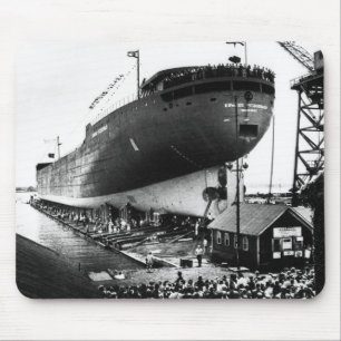 Launching of the Edmund Fitzgerald 6-8-1958 (#1) Mouse Pad