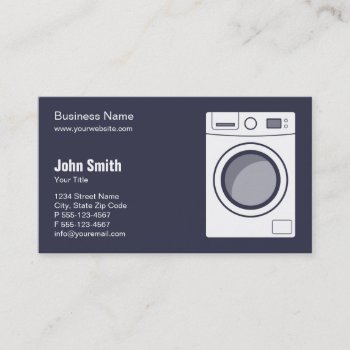 Laundromat / Appliance Repair  Service And Sale Business Card by superdazzle at Zazzle