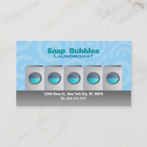 Laundromat Business Cards