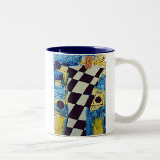 Laundromat Deco Two-Tone Coffee Mug