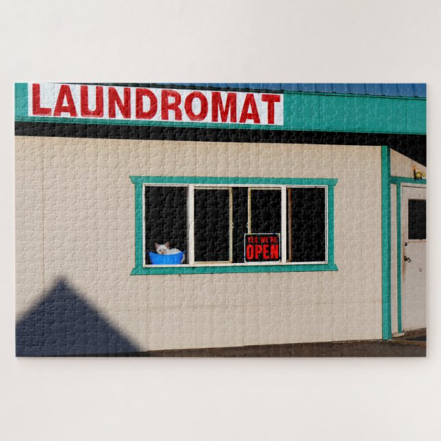 Laundromat Jigsaw Puzzle (Horizontal)