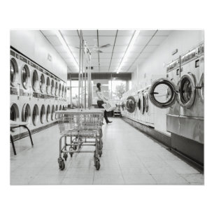 Laundromat Photo Print