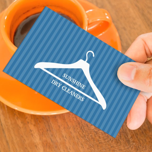 Laundry and Dry Cleaner Business Card Template  (Creator Uploaded)